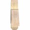 Ekena Millwork Bellingham Rough Sawn Timber Gable Bracket, Douglas Fir, 48"W x 14"H x 4"D x 6"F, 7/12 Pitch GBW048X14X0406BEL00RDF - alternate 2